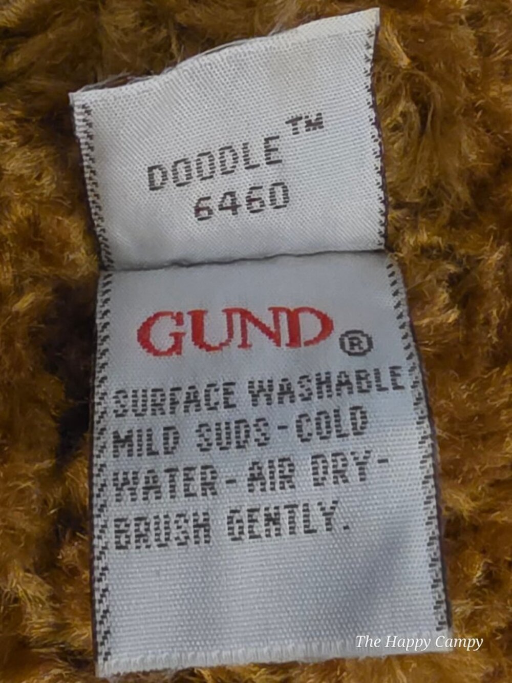 GUND “Doodle” Teddy Bear 16” Plush #6460 w/ Tags | DISCONTINUED | Rotating Head - Picture 7 of 8